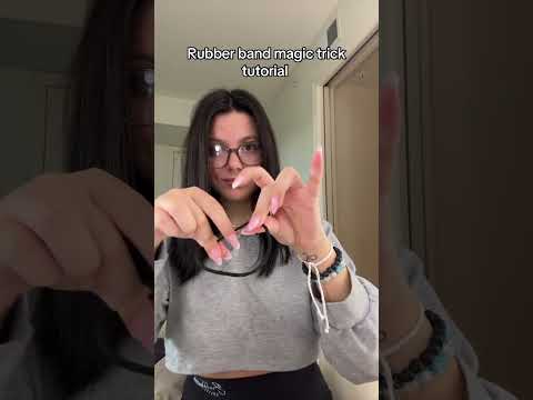 Rubber band TUTORIAL #shorts #trendingshorts #viralvideo #youtubeshorts #magic
