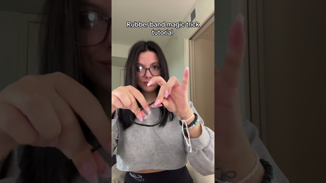 Rubber band TUTORIAL #shorts #trendingshorts #viralvideo #youtubeshorts #magic