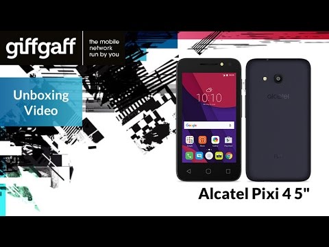 Alcatel Pixi 4 5" | Phone Unboxing | giffgaff