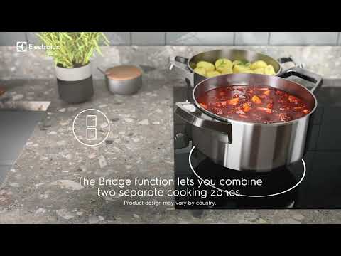 Electrolux Hob - Ultimate taste 500 Lion - Select the bridge function to combine two zones