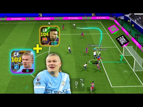 Erling Haaland Best CF in eFootball 2026? Gameplay Test , level up progression 