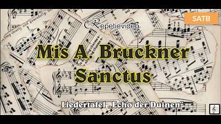 Sanctus, Mis in C, Anton Bruckner, 184