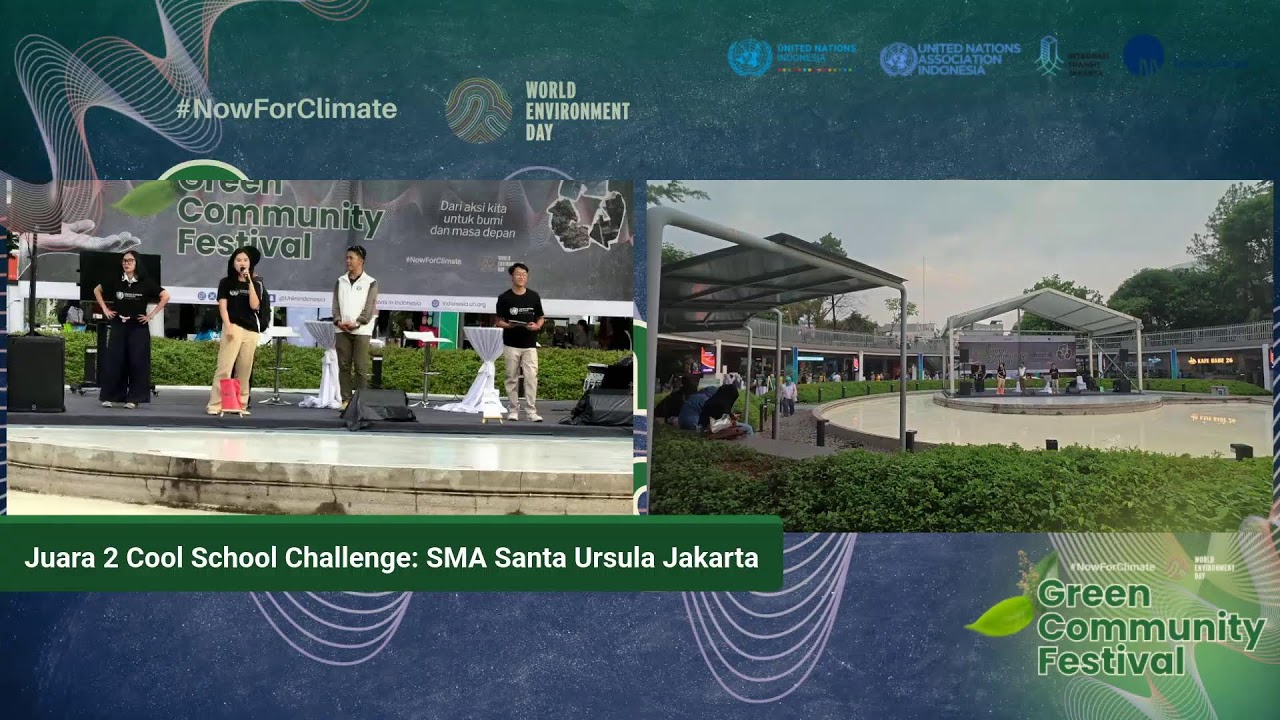 [LIVE] Pengumuman Pemenang Cool School Challenges, Sustainability Games - Green Community Festival