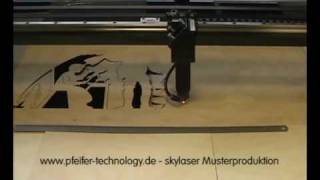 CO2 Laser Sperrholz Laserschnitt skylaser CW 80W klassischer Schwibbogen 4mm