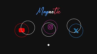 Magnetic Icon Hover Effects Tutorial