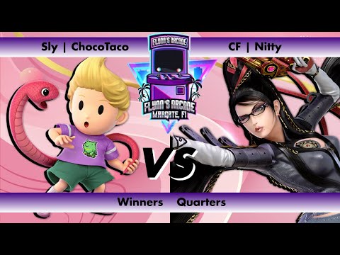 Flynn's Arcade 081 Winners Quarters - Sly | ChocoTaco (Lucas) vs CF | Nitty (Bayonetta) SSBU 2023