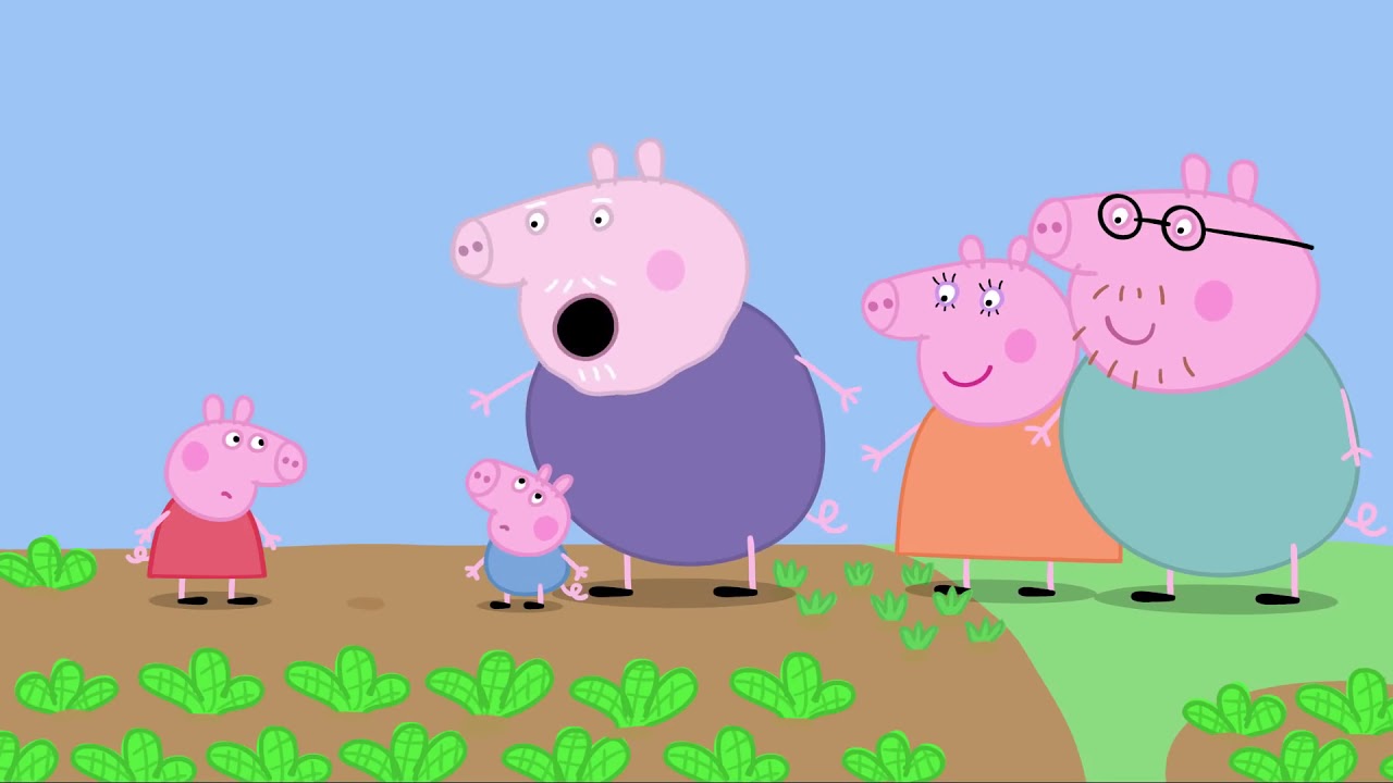 Свинка Пеппа S01 E10 : Садівництво (французька)