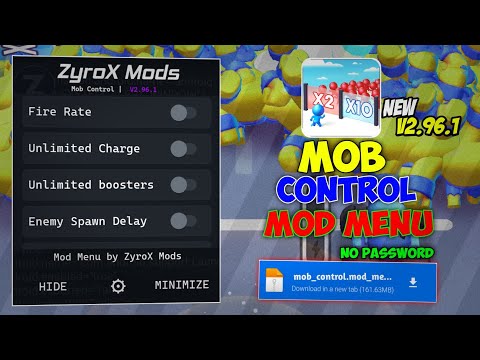 Mob Control Mod Menu v2.96.1 | Unlimited Coins + All Features Unlocked