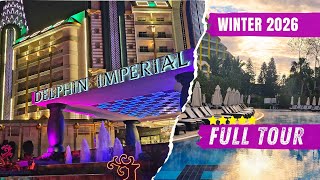 🇹🇷 Delphin Imperial 5★ Tour: 🎄New Year & Winter Season 2026 ❄️ | 4K