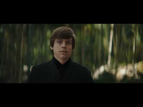 Luke tells Grogu about Yoda.