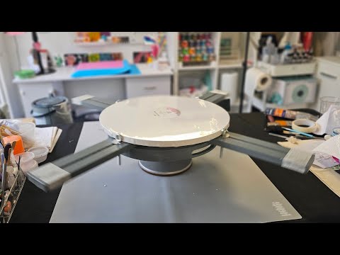 149. How to Build a 36-inch DIY Fluid Art SPINNER for Acrylic Pour Painting!