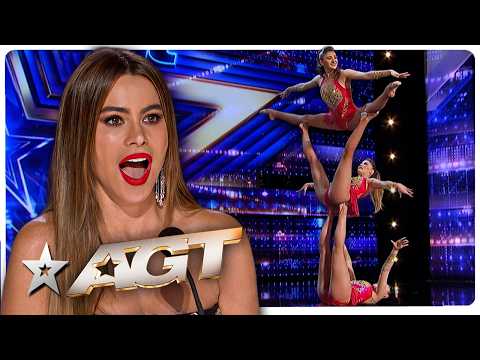 Sisters Risk It All in a NAIL-BITING Balancing Act on America's Got Talent!