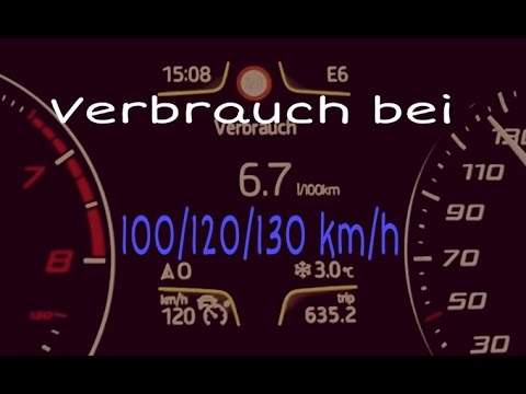 Seat Leon Cupra 280 Verbrauchsfahrt [100/120/130km/h]