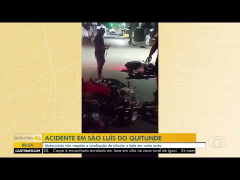 Colisão entre motos deixa dois feridos em São Luís do Quitunde - 10/12/2025