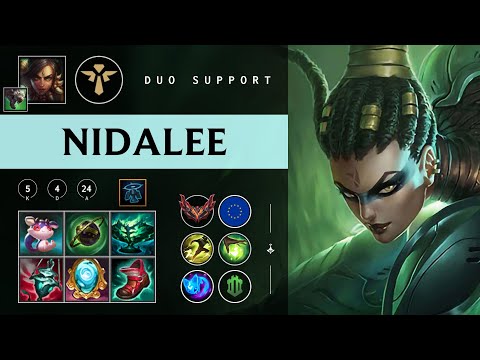Nidalee Support vs Senna - EUW Grandmaster Patch 26.01