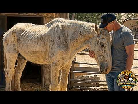 This Broken Horse Stopped Fighting For Life… Until She Felt Love Again