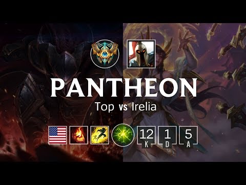 Pantheon Top vs Irelia - NA Challenger Patch 8.21