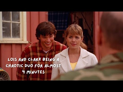 Lois & Clark being a chaotic duo for almost 4 minutes straight
