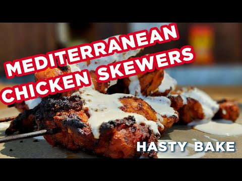 Mediterranean Chicken Skewers LIVE | Hasty Bake Grills