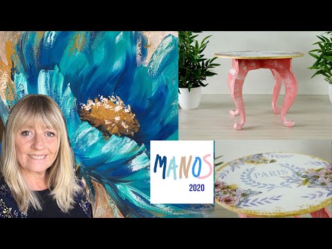 #pinturadecorativa  #pintarflores ManosalaObraTv 2020 Programa 16 - Pintar Flores