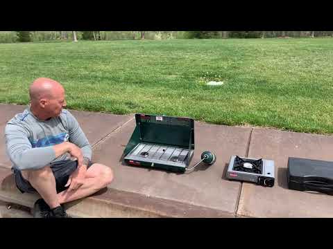 Coleman propane two burner vs Coleman butane one burner