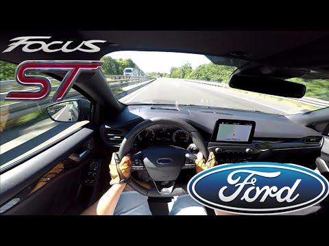 2019 Ford Focus ST 2.3l EcoBoost (280 PS) POV Testdrive AUTOBAHN Beschleunigung & Speed