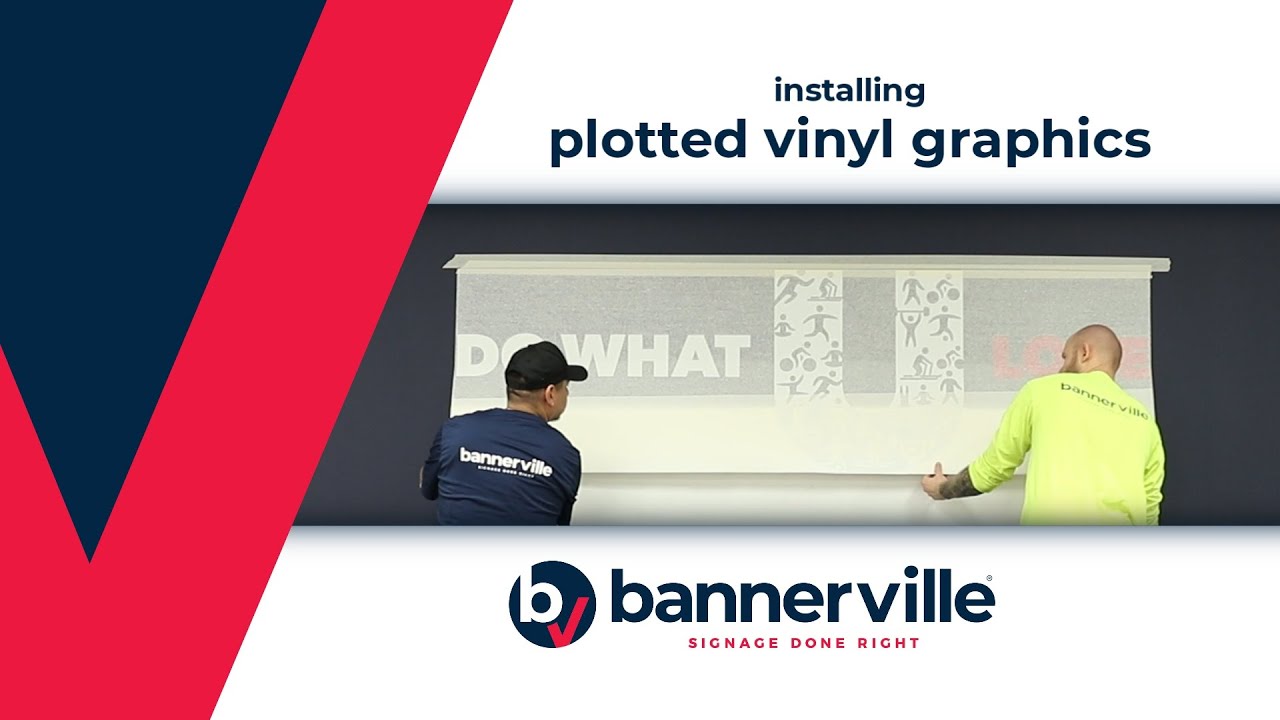 Installing Plotted Vinyl Graphics with Bannerville
