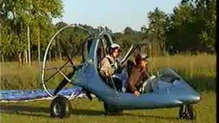 preview picture of video 'Take off! For Brad and Hank in the powered parachute'