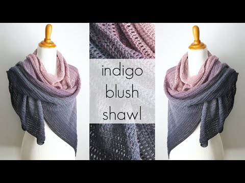 How To Crochet The Indigo Blush Shawl