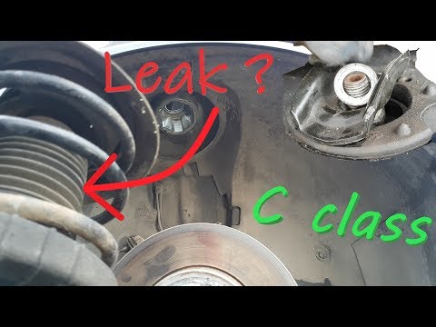 Mercedes w203 Front Strut Replacement (shock absorber & spring) 2002 c200