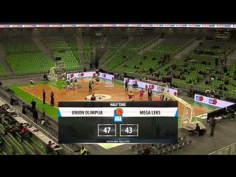 ABA Liga 2015/16 highlights: Union Olimpija - Mega Leks R11 (21.11.2015)