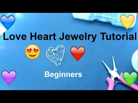 Valentine's Jewelry | Wirework Love Heart Tutorial | Viking Weave Beginners
