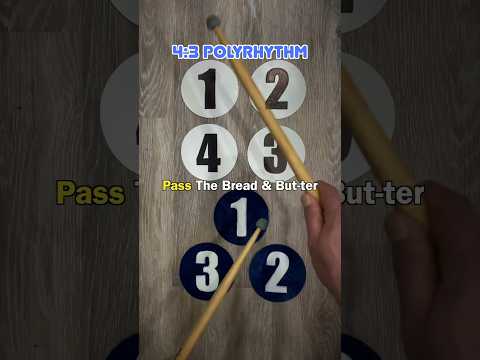 Learn To Play A 4:3 Polyrhythm #drums