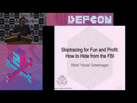 DEF CON 25 Recon Village - Rhett Greenhagen - Skip Tracing For Fun and Profit