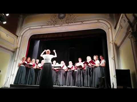 Chór Canzona koncert w teatrze w Broumovie Czechy 18 września 2018