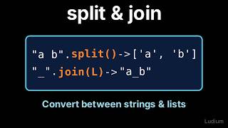 Introduction to CS | 10.4: split and join: Converting Between Strings and Lists