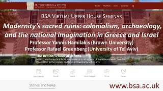 Yannis Hamilakis & Rafael Greenberg, “Modernity’s sacred ruins: colonialism, archaeology, and the national imagination in Greece and Israel”