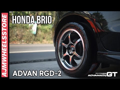 MODIFIKASI HONDA BRIO VELG ADVAN RGD 2 / AJMWHEELSSTORE