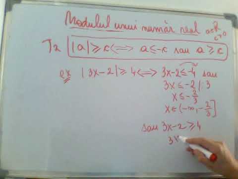 Exercitii - Modulul unui numar real - 5 - Teorema 2