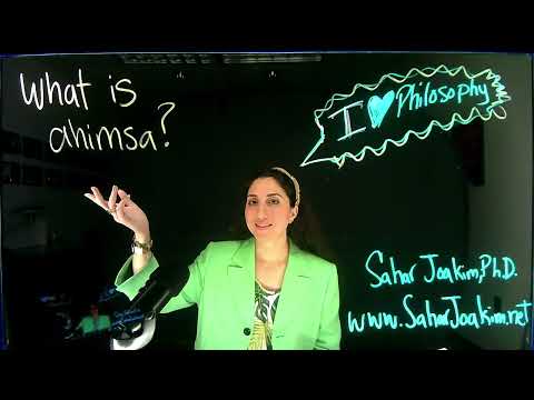 Dr. Sahar Joakim, What is Ahimsa?