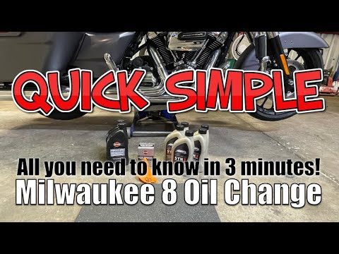 HOW TO Change Oils 3 Hole Harley Street Glide Road Glide M8 Milwaukee 2017 up