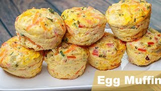 breakfast frittata in muffin cups