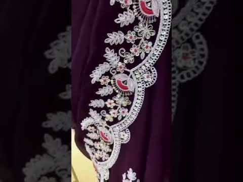 VE BT-1182 Georgette Wholesale Party Wear Saree – product video thumbnail