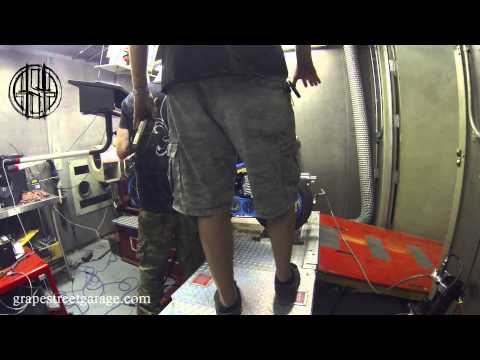 Yamaha Zuma BWS Turbo on the dyno FLIPPING a drive belt !!! CRAZY !!