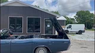 1966 Lincoln Continental Convertible Top Operation