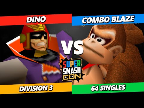 SSC 2023 - Dino (Captain Falcon) Vs. Combo Blaze (Donkey Kong) Smash 64 - SSB64
