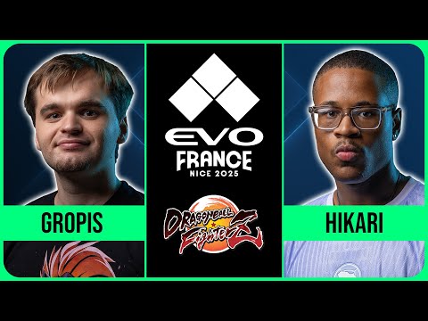 Evo France 2025: DRAGON BALL FighterZ | Gropis vs Hikari | Grand Finals