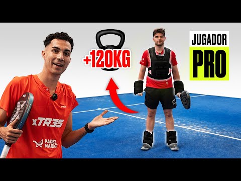 40kg EXTRA WEIGHT in PRO PLAYER vs AMATEUR PLAYER😱 Who will win?