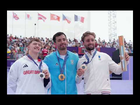 Jose Torres Gil wins a surprising gold medal for Argentina in the Olympic freestyle BMX finals