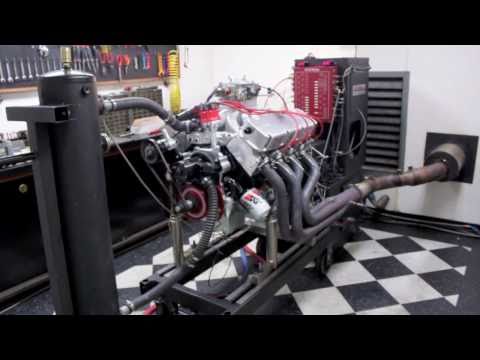 572 CID Big Block Ford Kaase P51 Head 900 HP @ 7000 rpm all motor